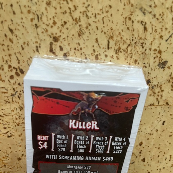 Zombie Opoly Monopoly A Killer Board Game Where Fun Never Dies!NEW OPEN BOX Rare - Picture 7 of 8